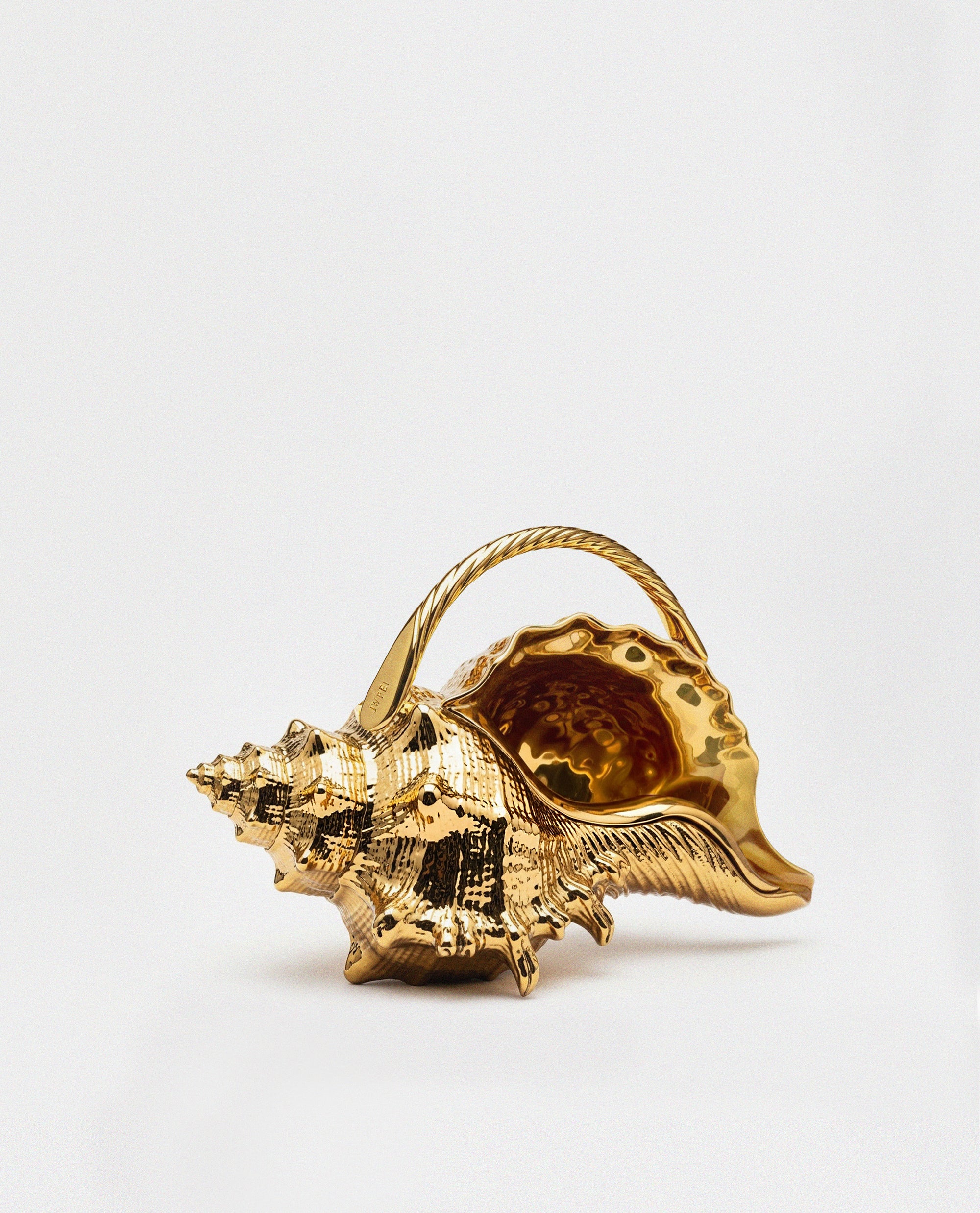 Seashell Top Handle Bag - Gold