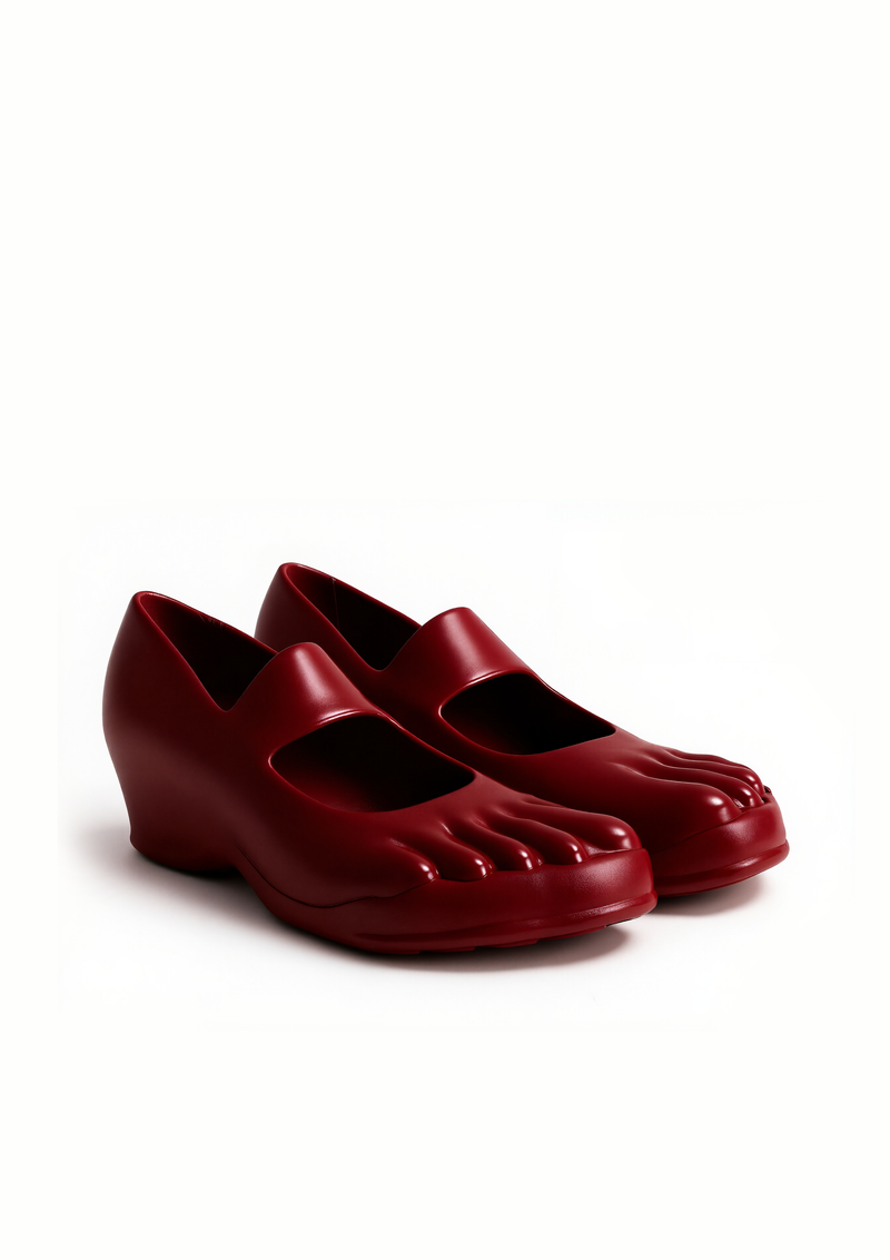 Sophie Toe Mary Janes – Red