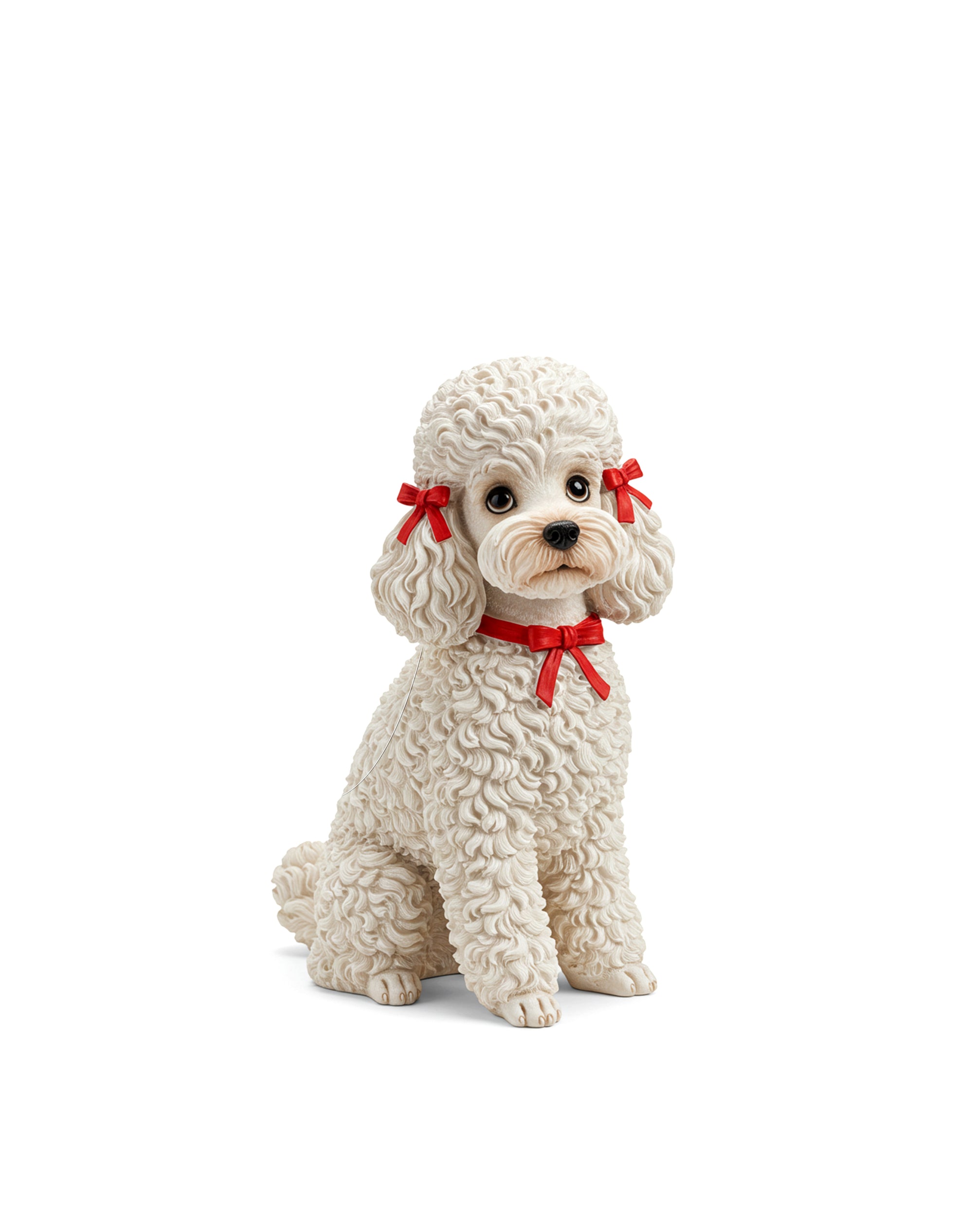 Fifi Poodle Clutch Bag - White