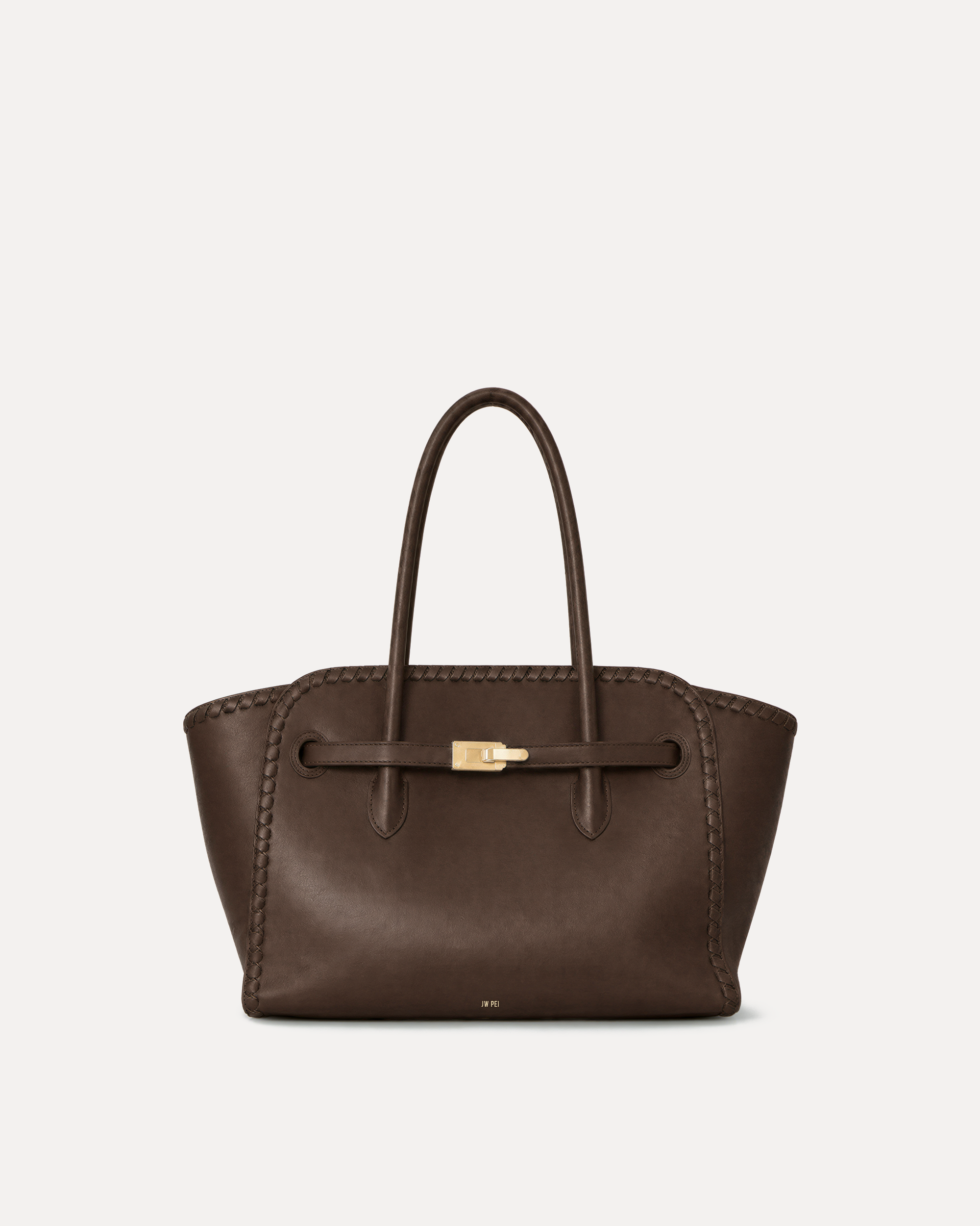 Ava Vegan Tote - Brown