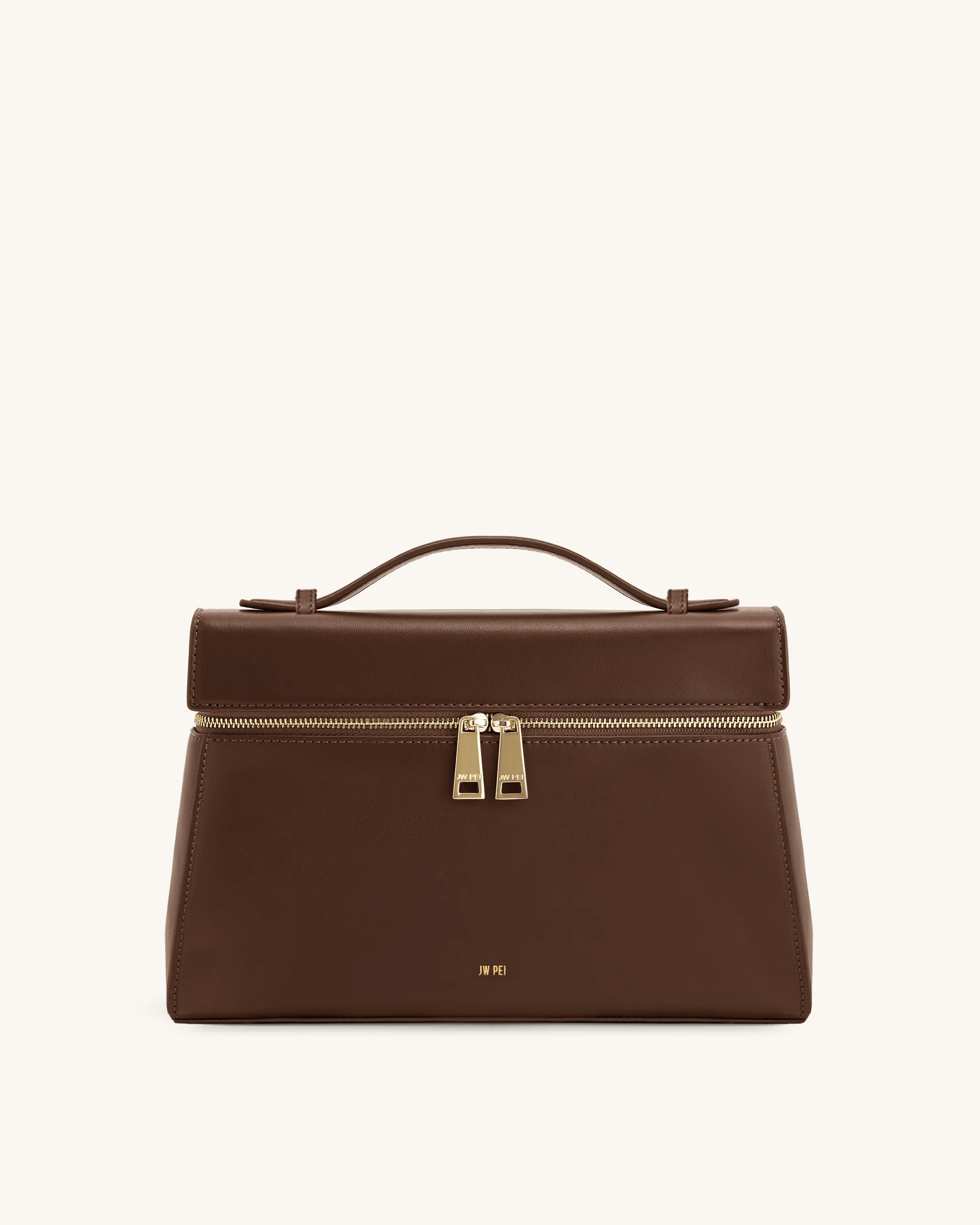 Thea Large Top Handle Bag - Mocha Brown