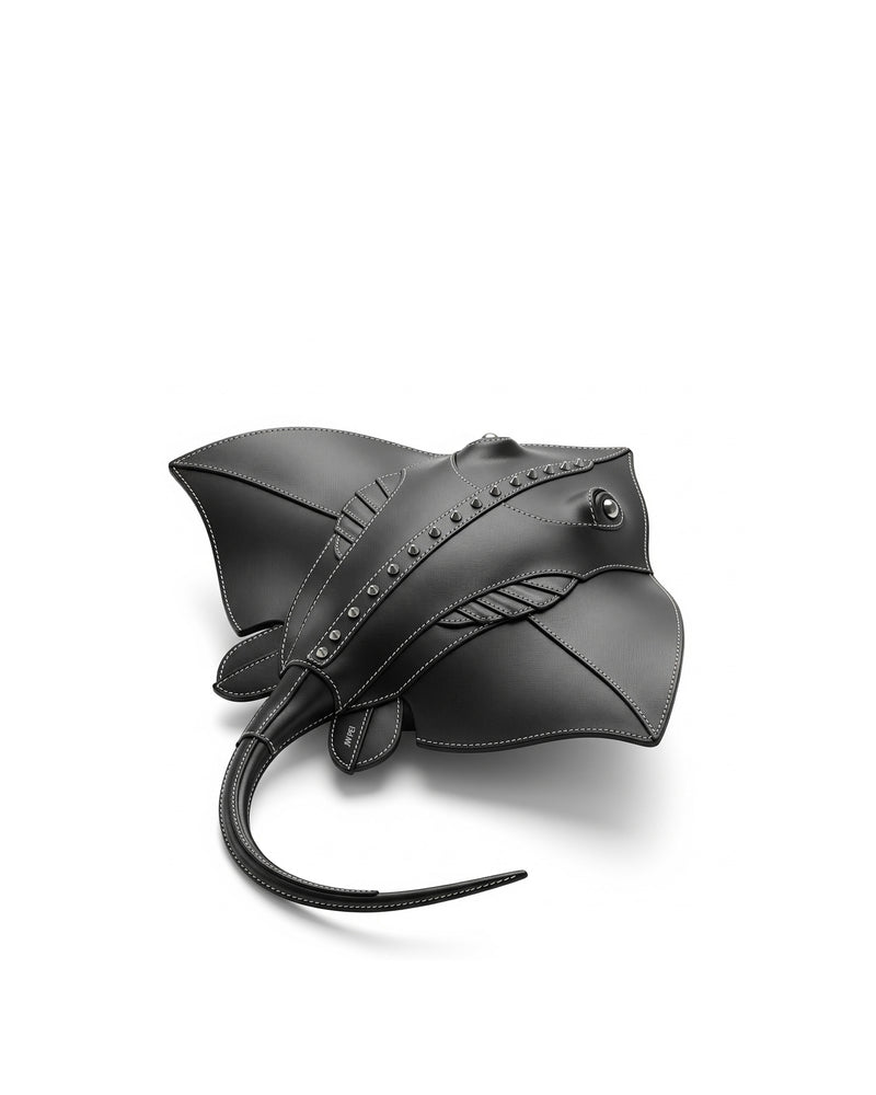 Manta Ray Clutch - Black