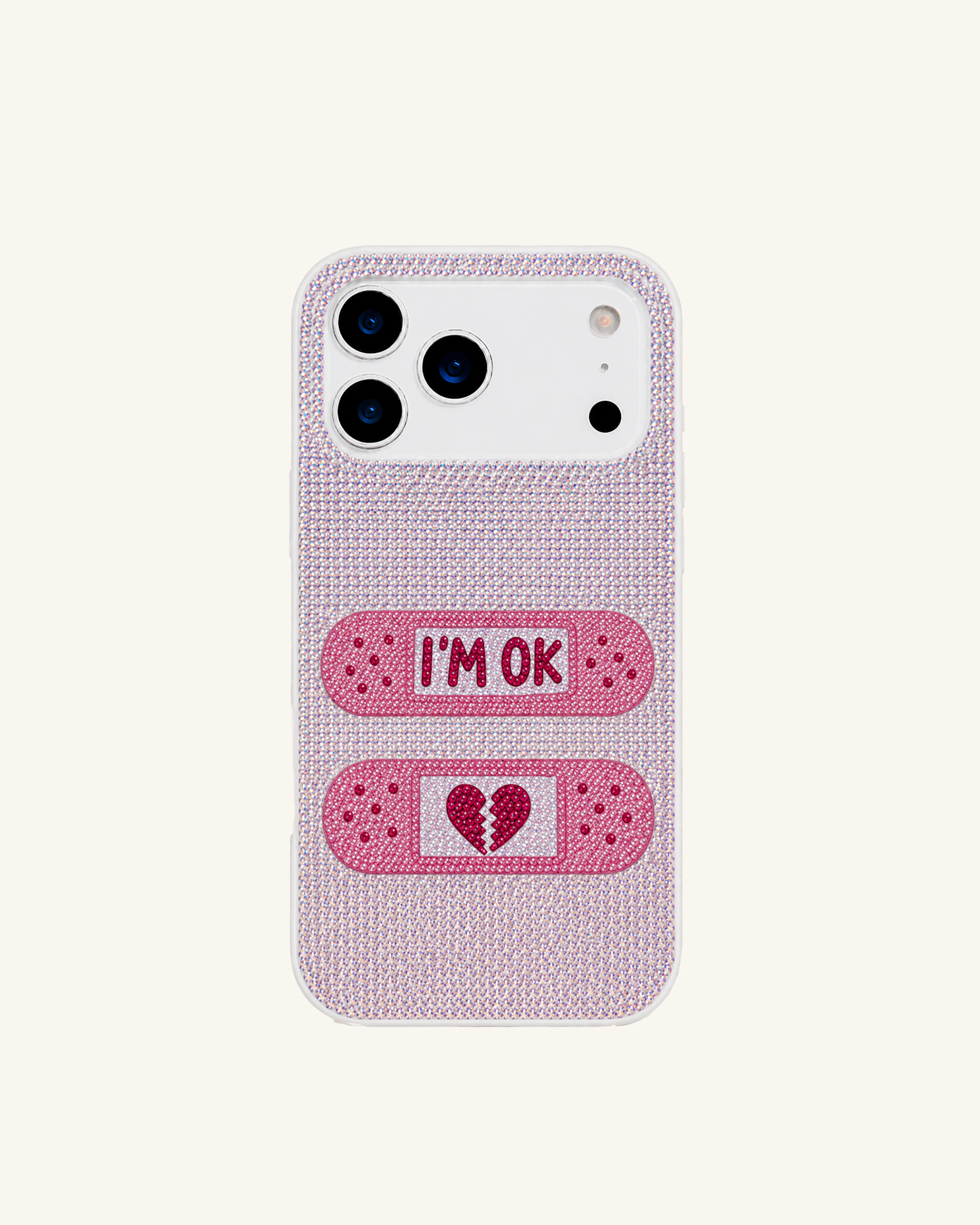 Pink Bandage Heart Phone Case – Pink