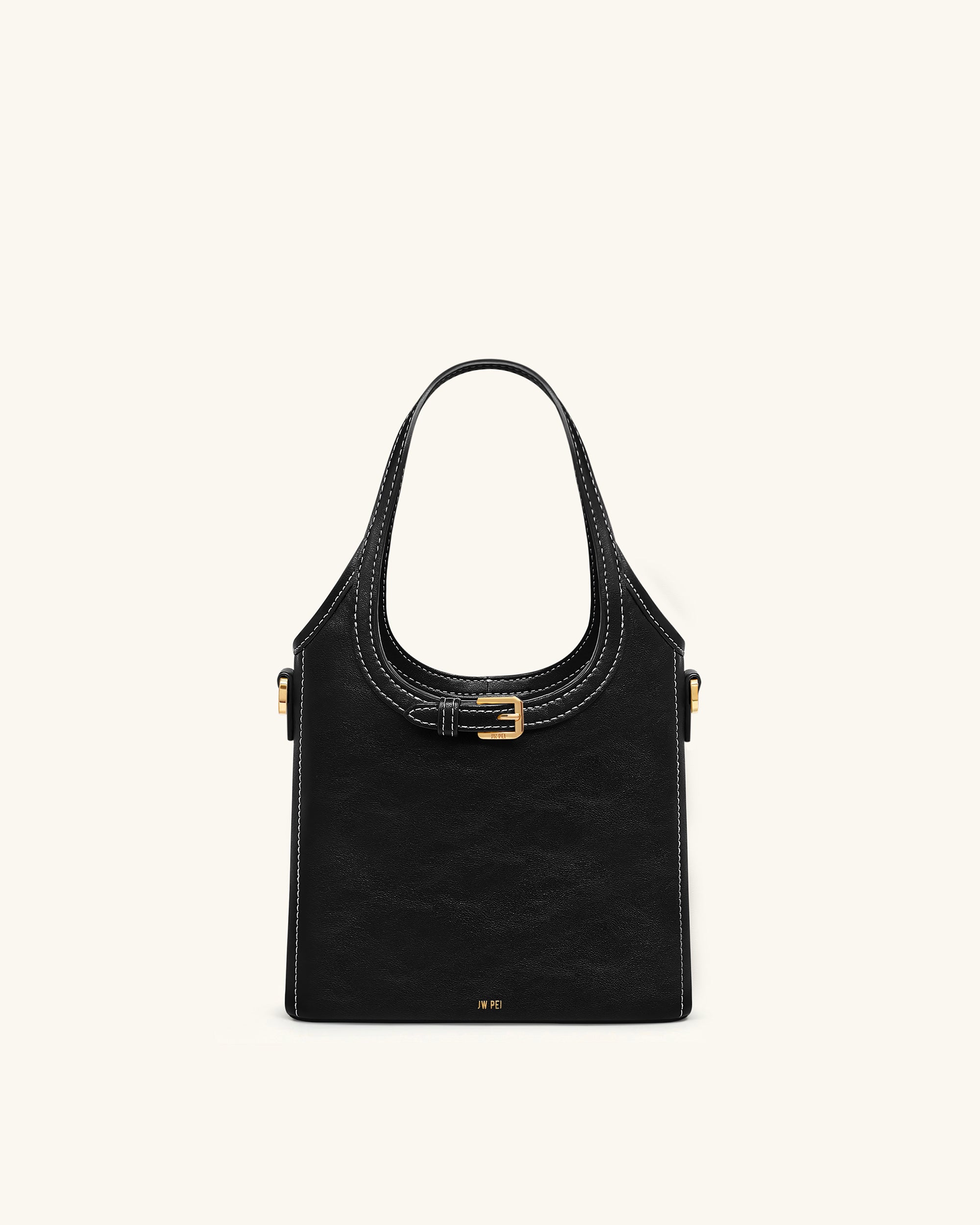 jwpei　ブラック ハンドバッグ ミニバッグ 新品・未使用 Brooke Mini Belted Embellished Top Handle Bag - Black | JW PEI