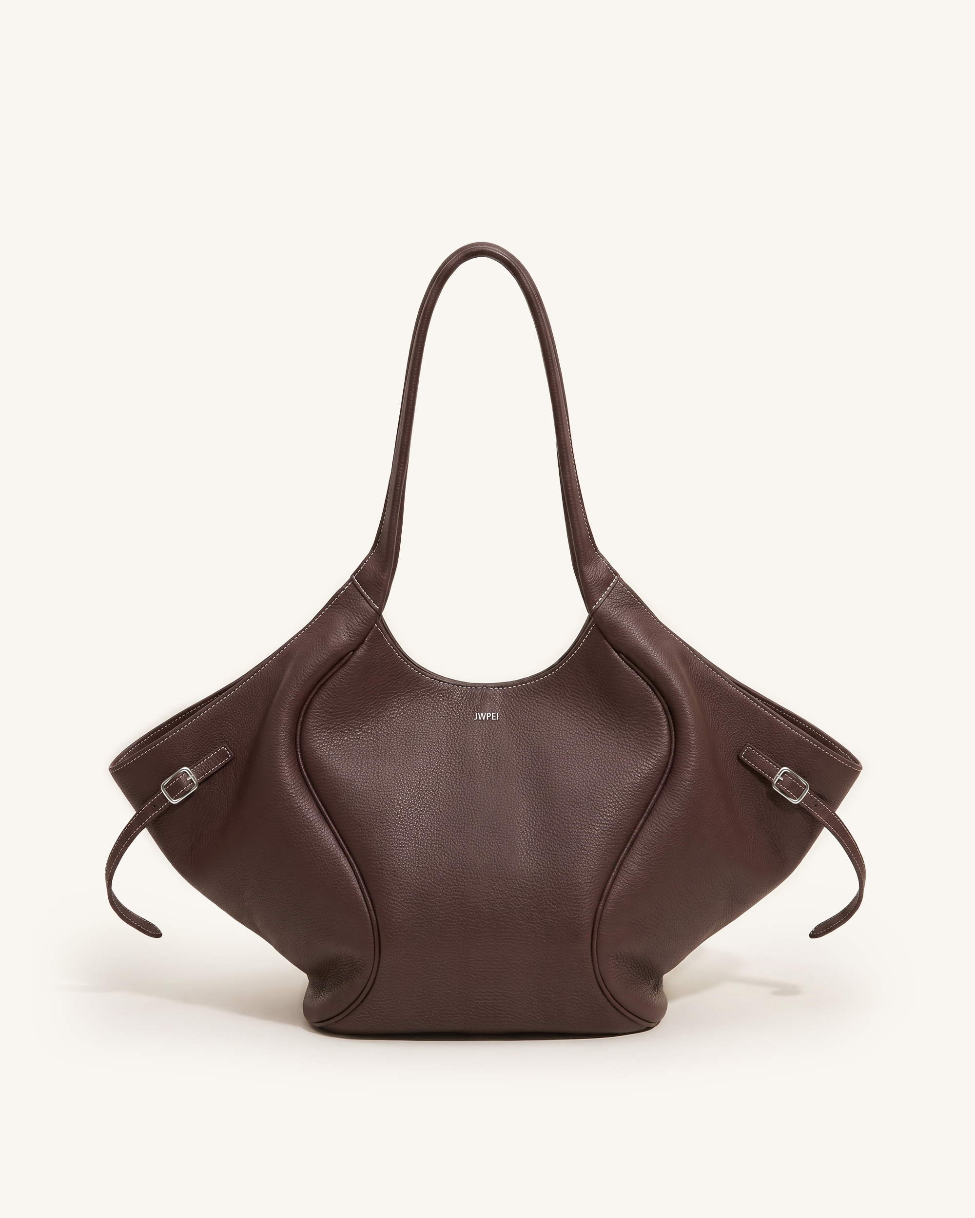 Isabeau Slouchy Hobo Bag - Chocolate Brown