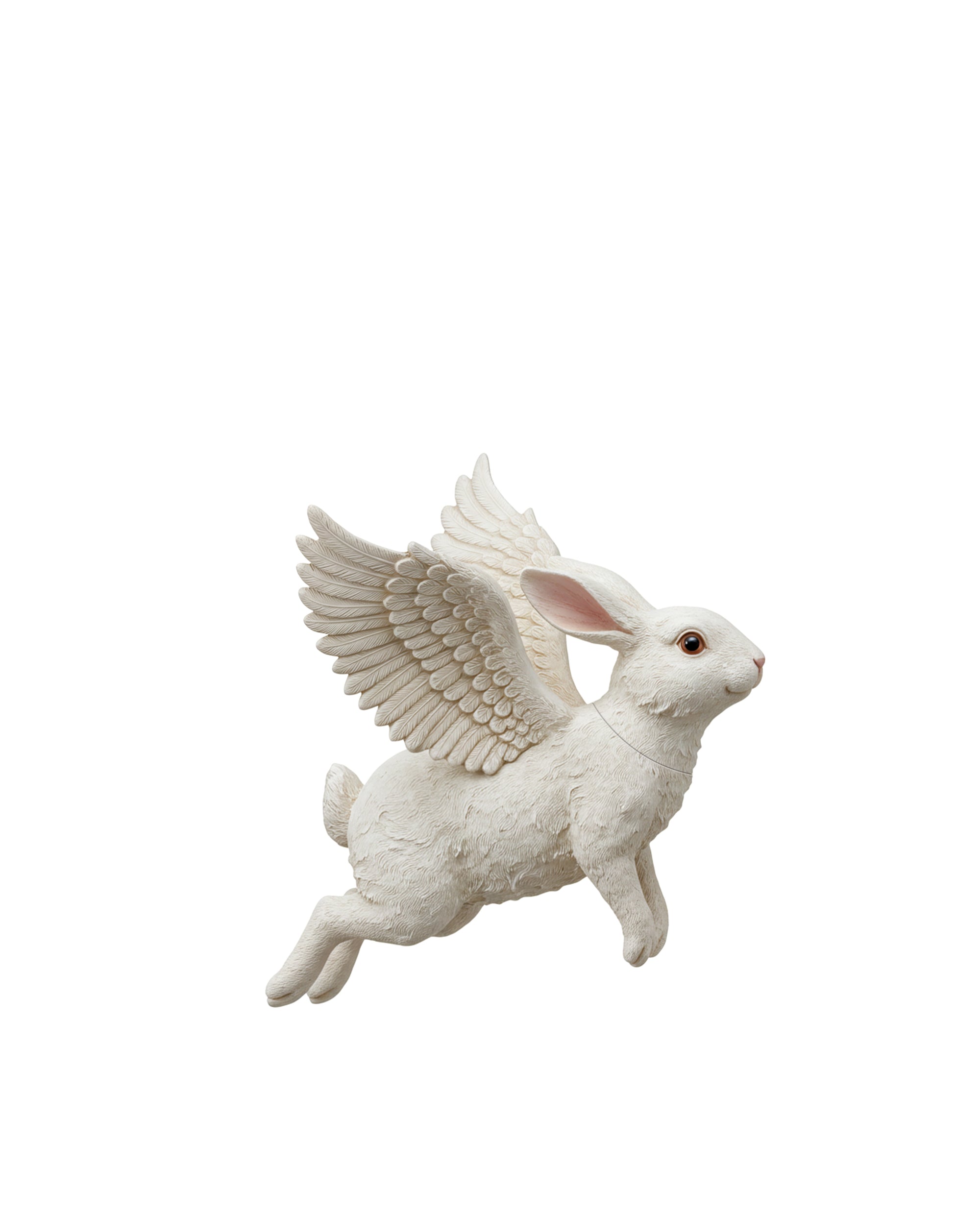 Ava Flying Bunny Shaped Bag - White
