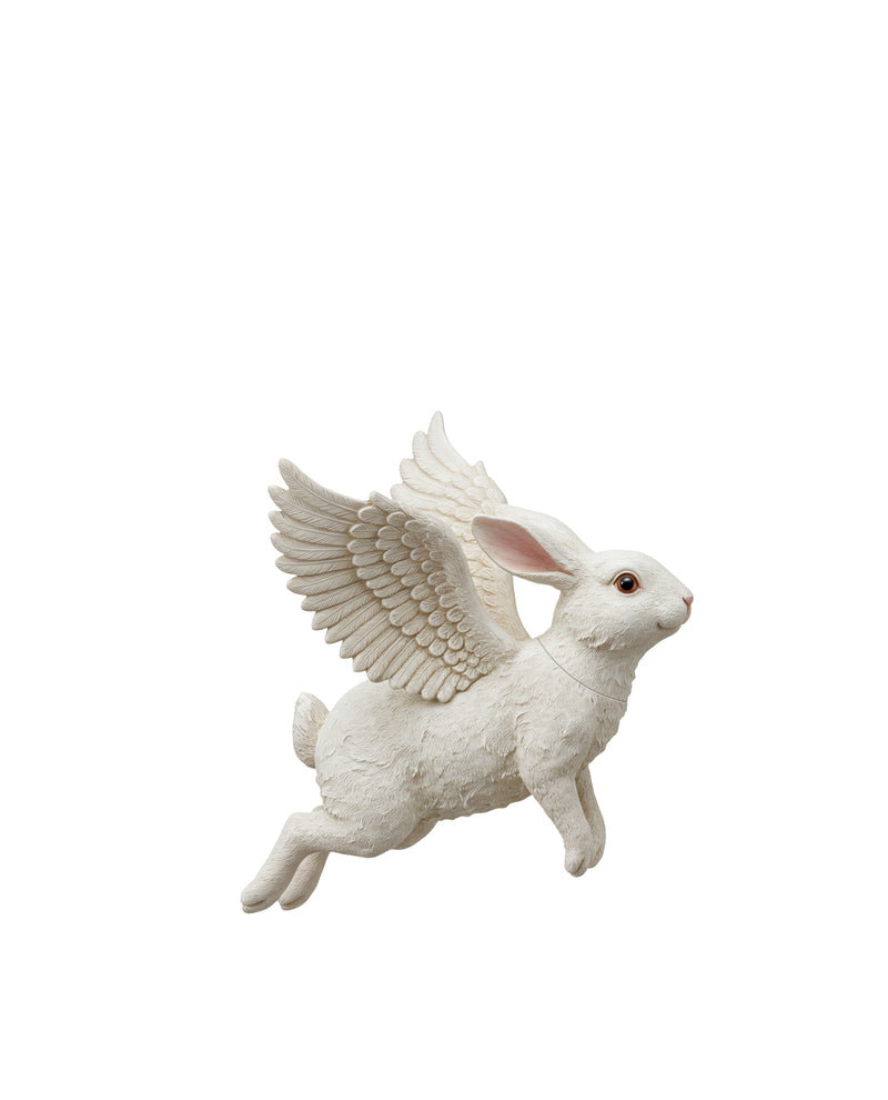 Ava Flying Bunny Shaped Bag - White