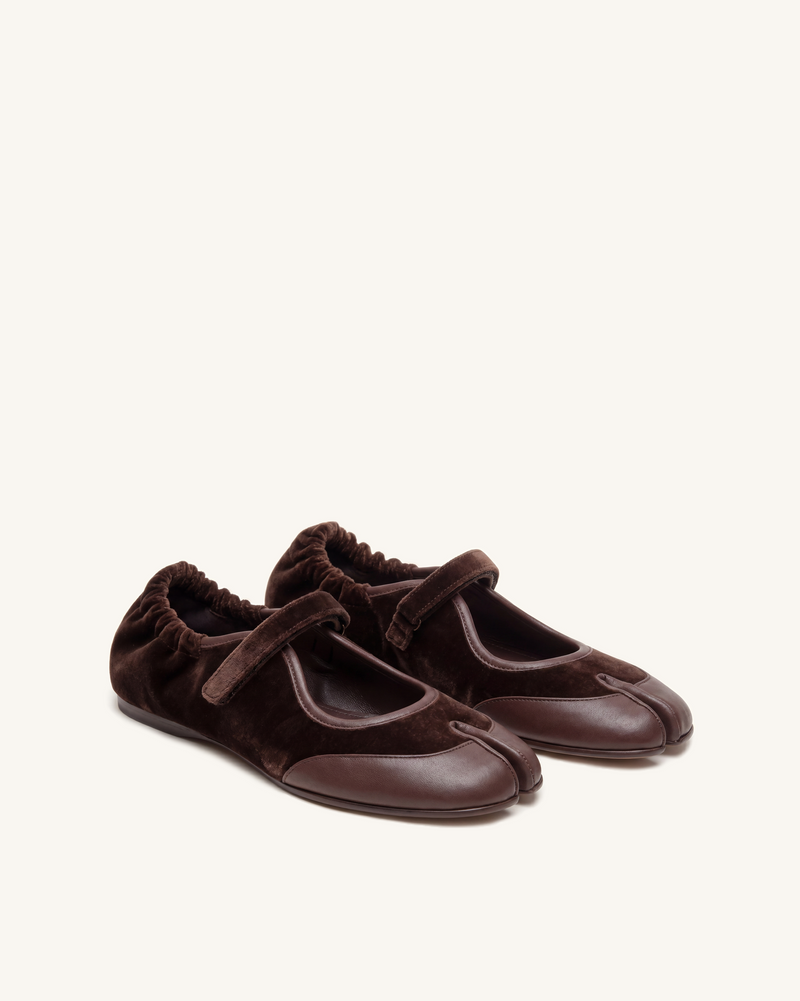 Chloe Tabi Mary Janes – Brown