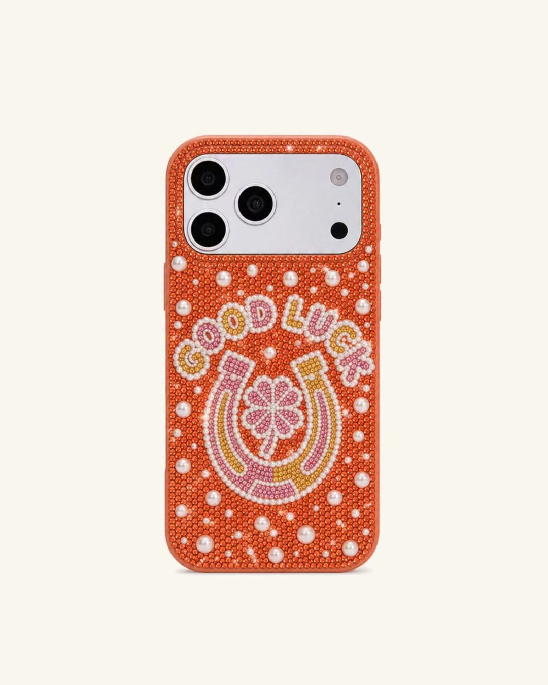 Good Luck Pearl Phone Case – Orange