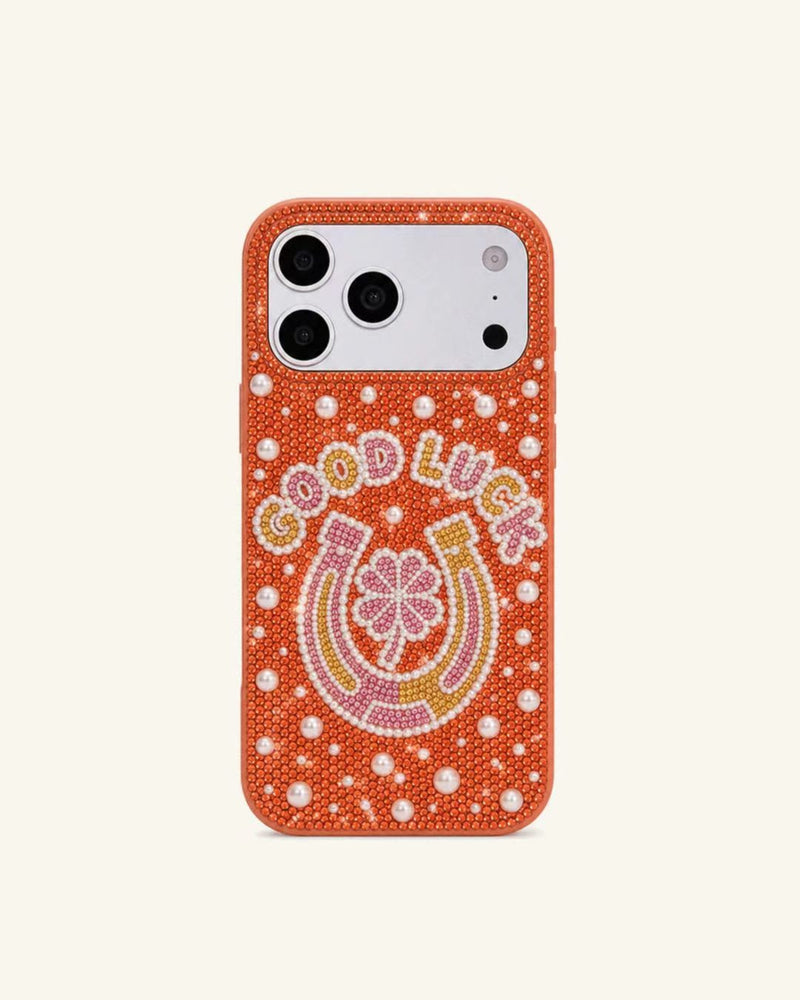 Good Luck Pearl Phone Case – Orange