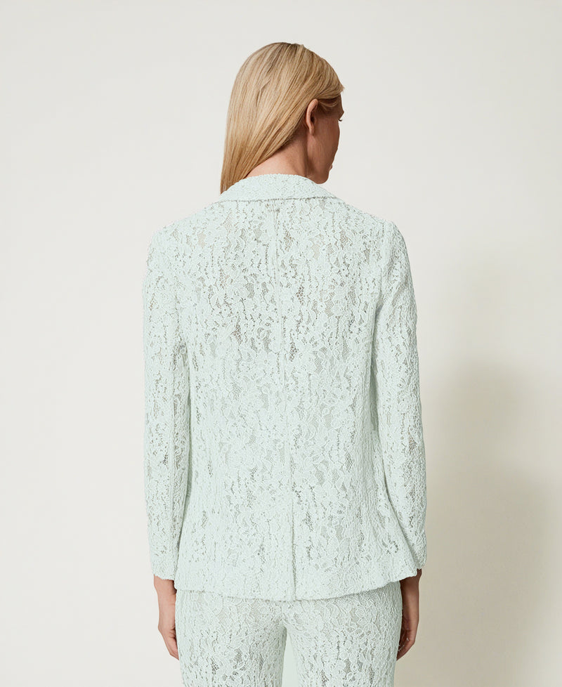 Mint Lace Tailored Blazer – Peppermint Green