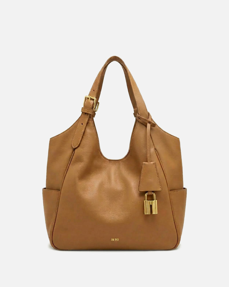Ines Utility Tote Bag - Camel