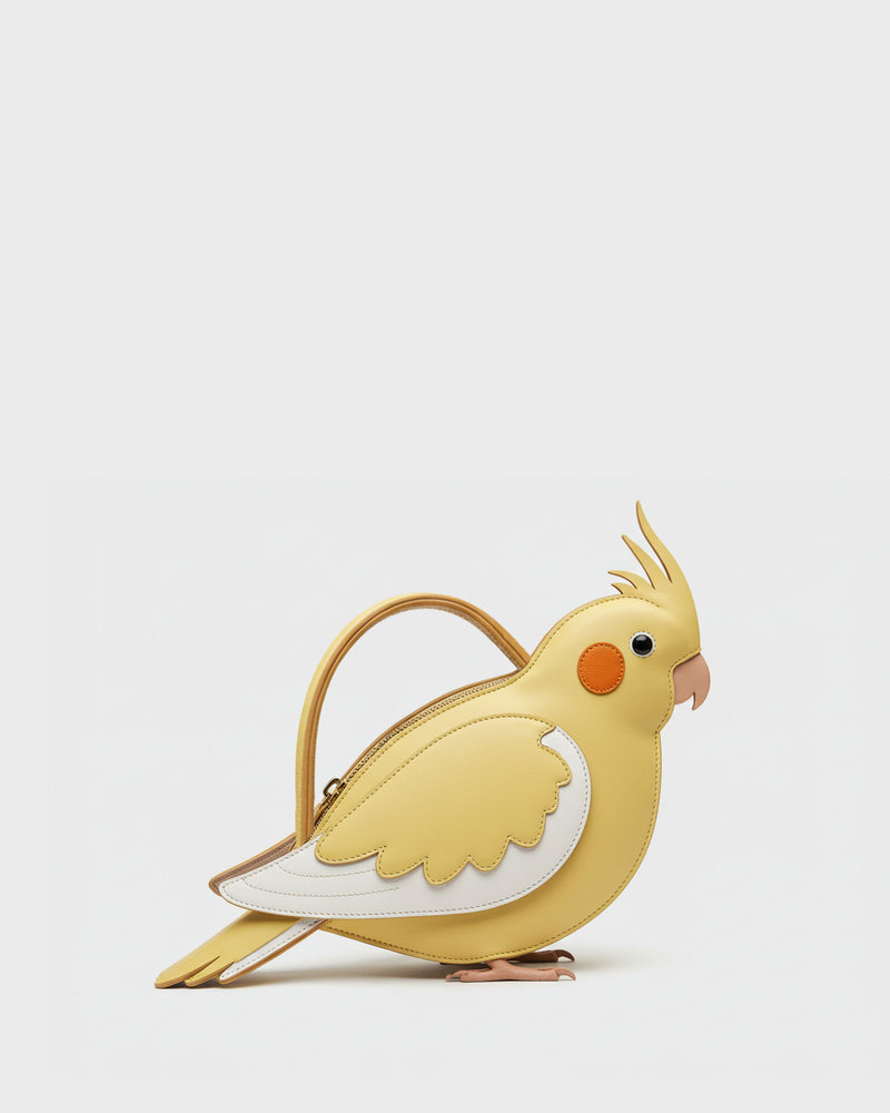 Coco Cockatiel Top Handle Bag - Yellow
