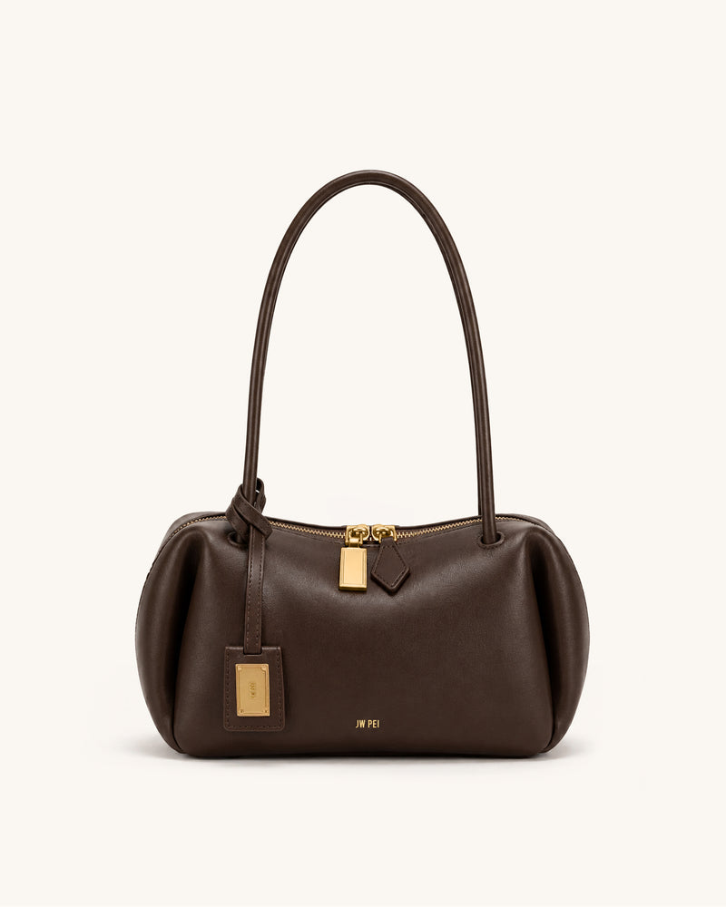 Cleo Top Handle Bag - Brown