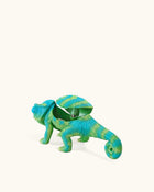 Hazel Chameleon Clutch - Green/Blue