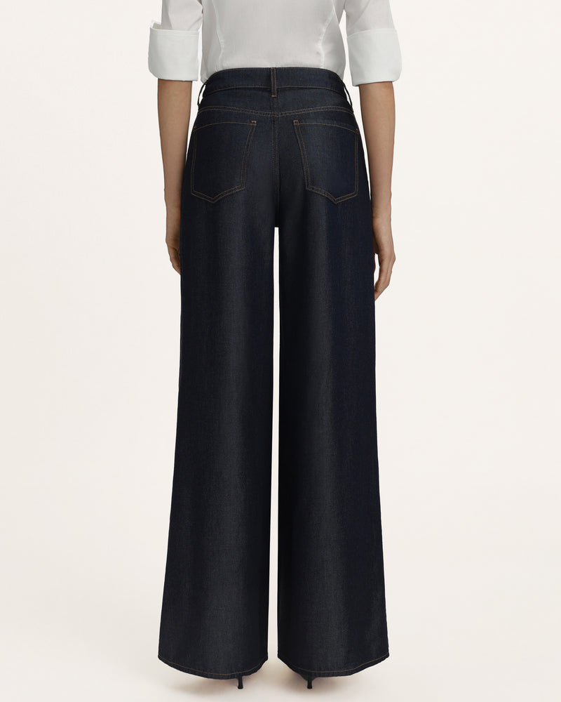 The Dachshund Hem Wide Leg Jeans - Deep Thoughts Only