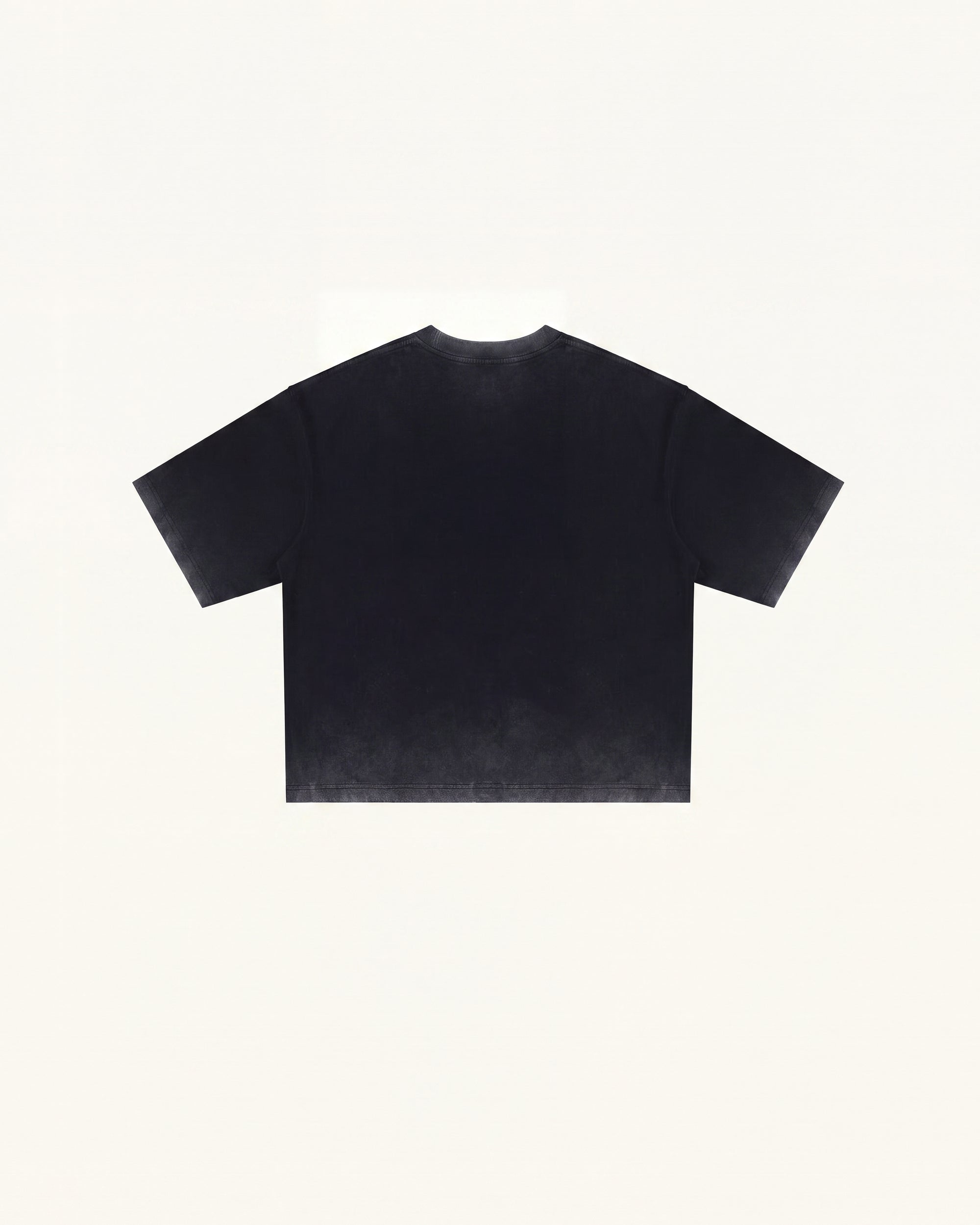 The Enchanted Rhinestone Rose Tee - Faded Black