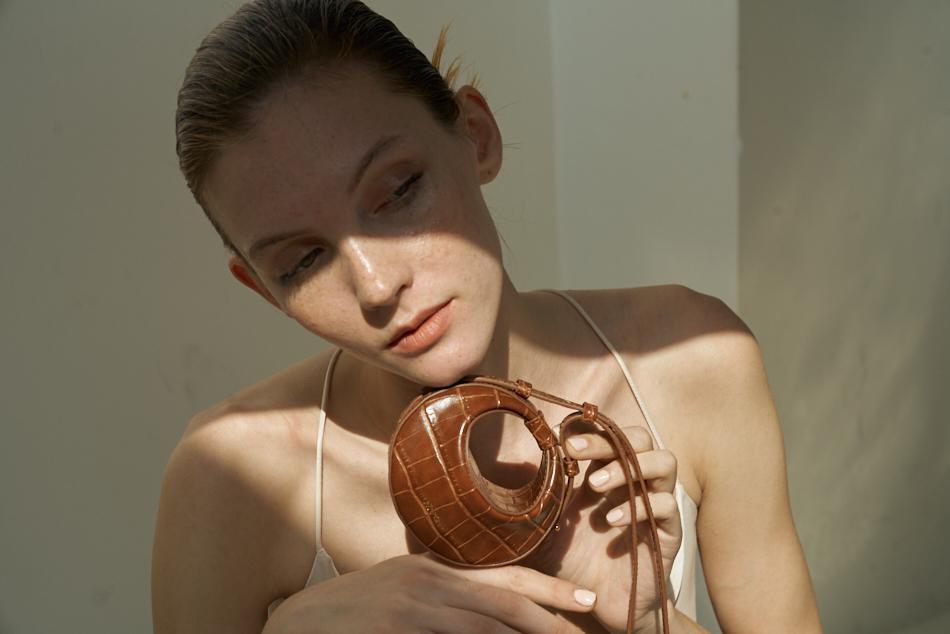 Rantan Super Mini Bag - Brown Croc