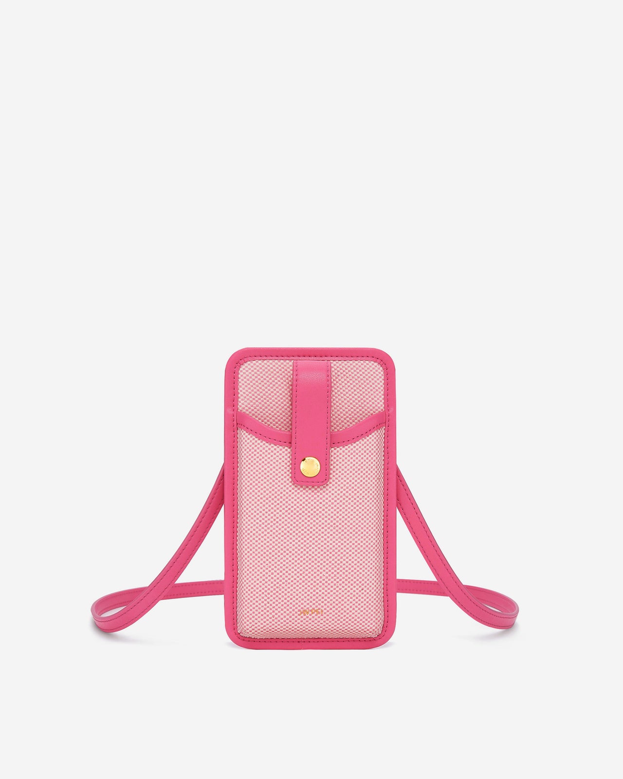 Aylin Canvas Phone Bag - Rose Red