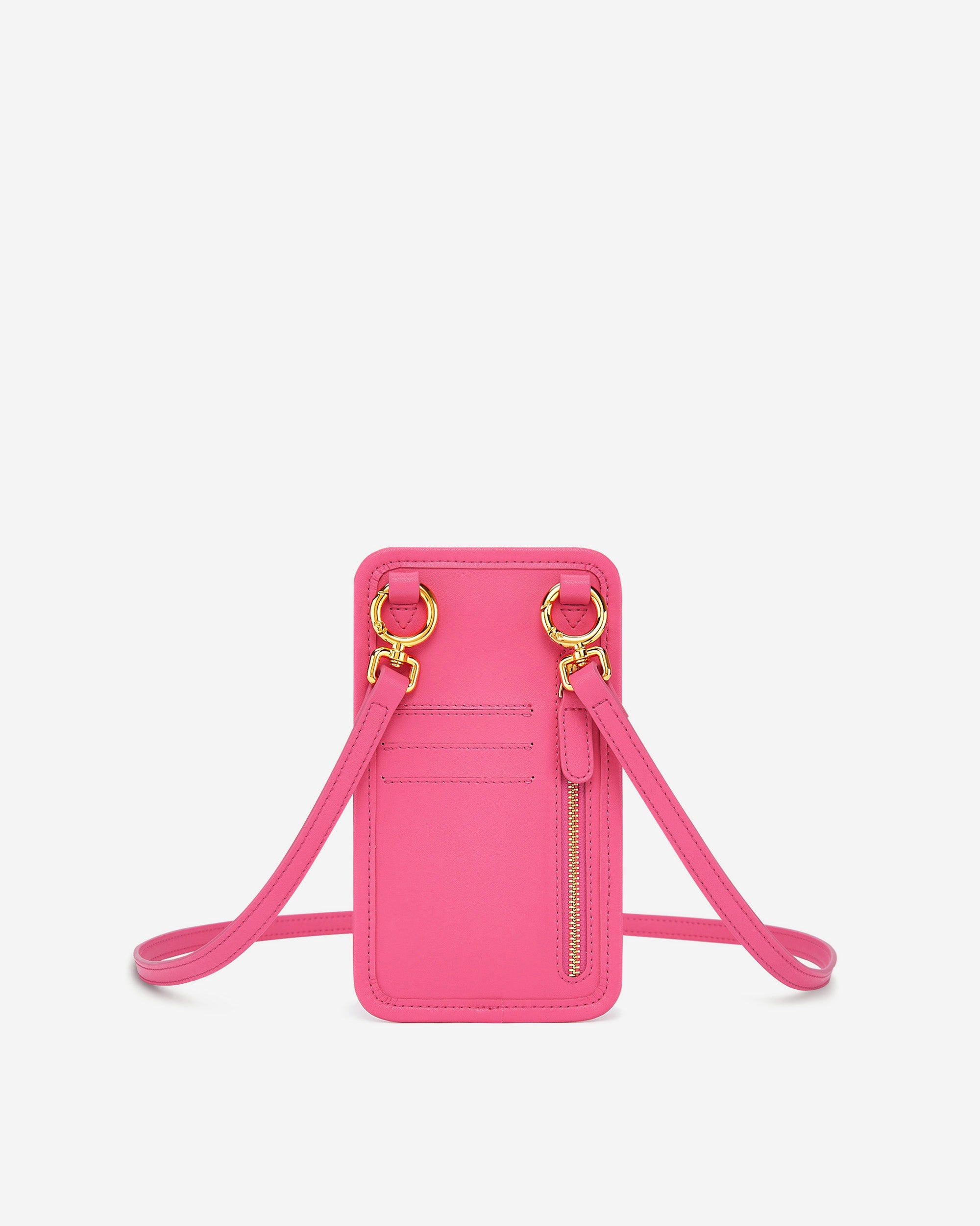 Aylin Canvas Phone Bag - Rose Red