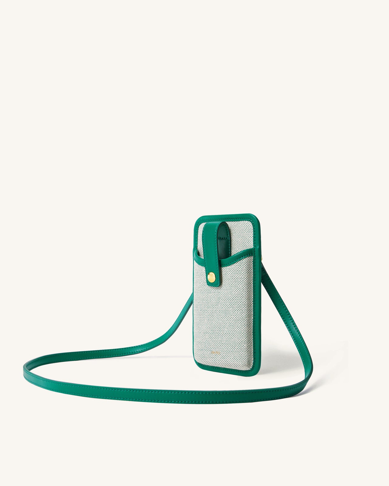 Aylin Canvas Phone Bag - Dark Green