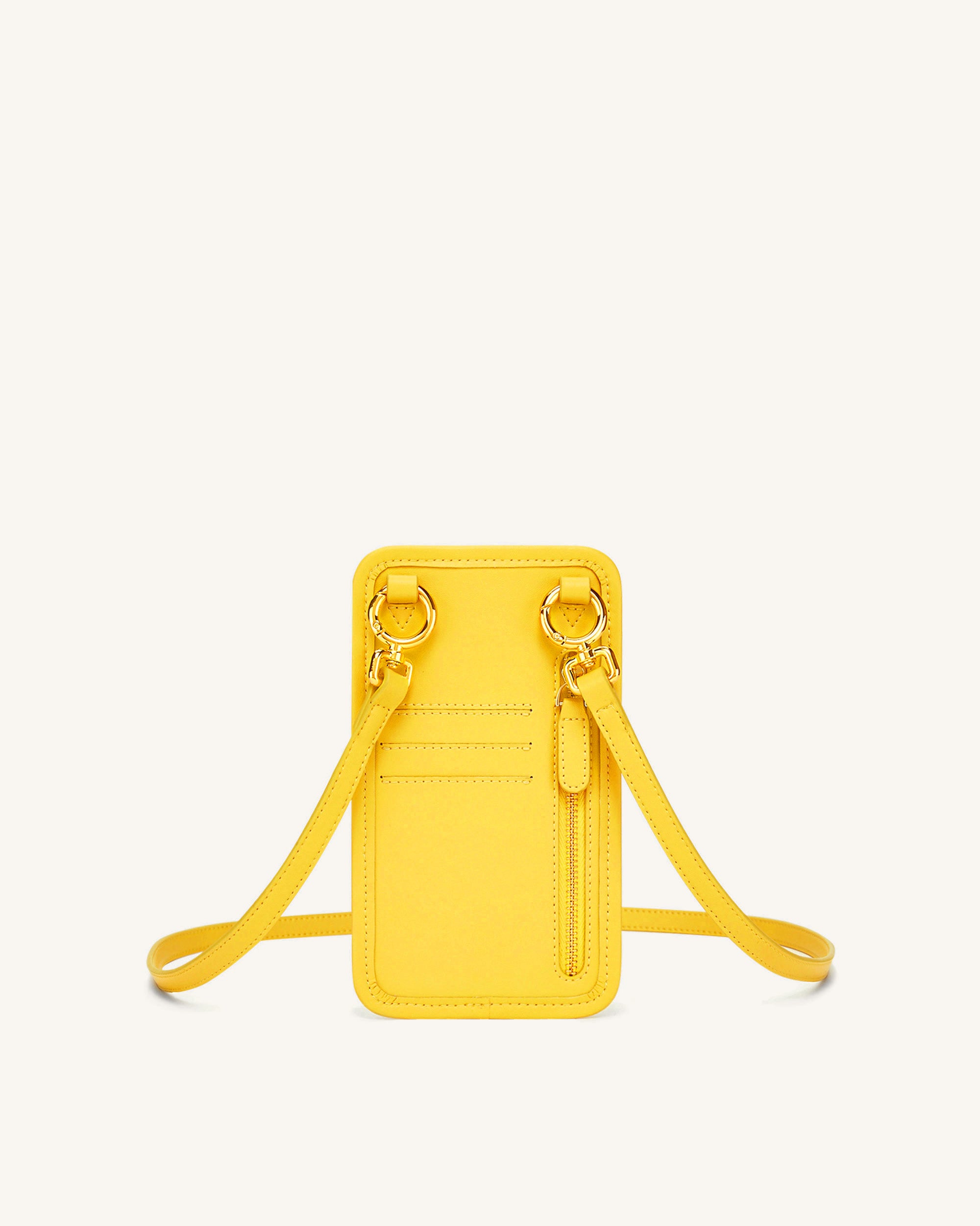 Aylin Canvas Phone Bag - Yellow