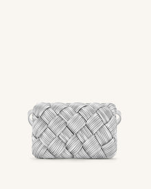 Maze Crossbody Bag - Silver