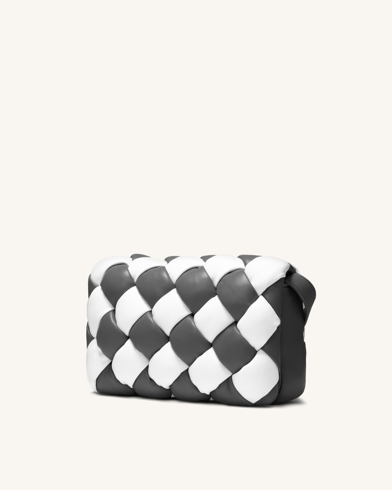 Maze Bag - White & Dark Gray