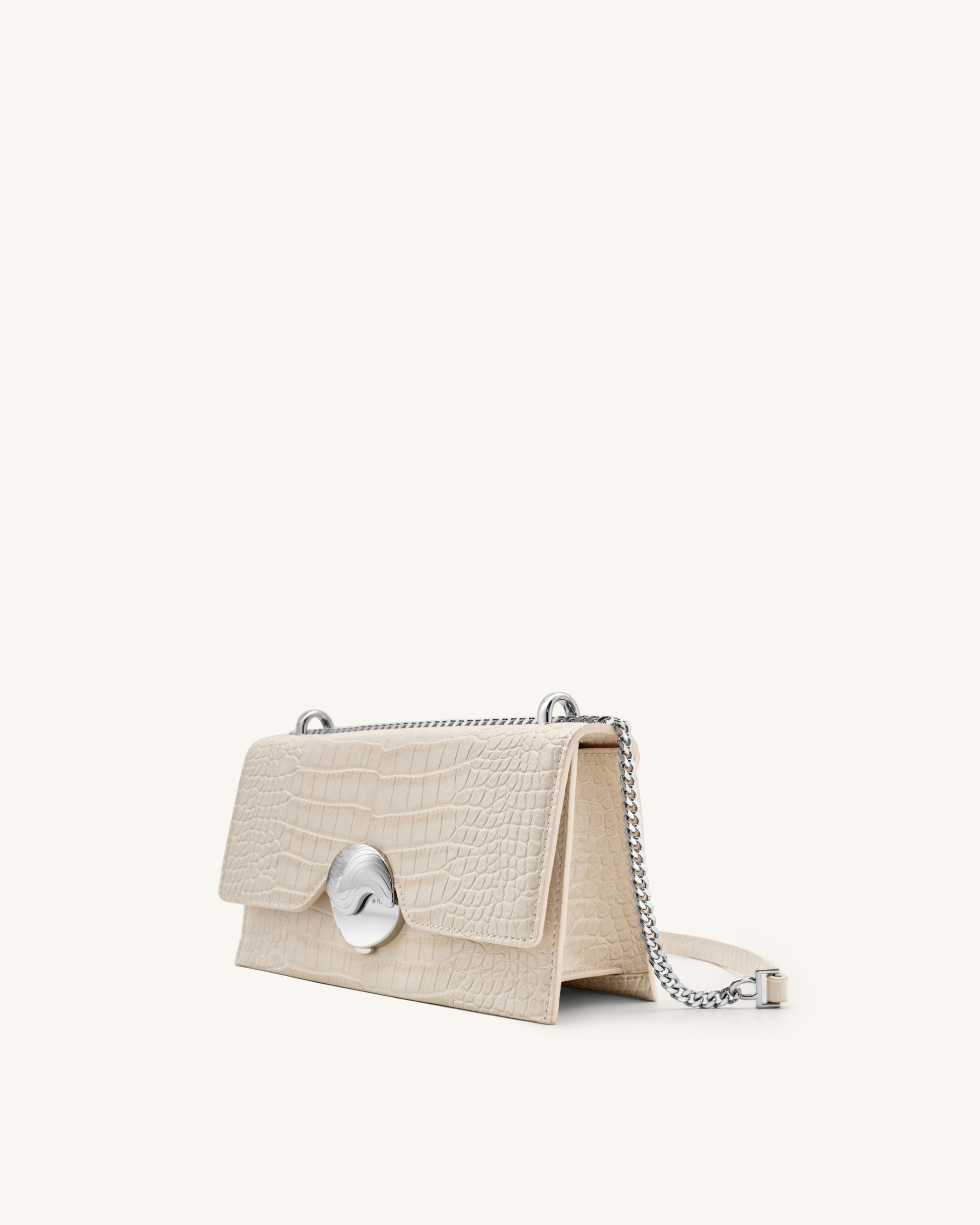 Jade Chain Bag - Ivory Croc - JW PEI