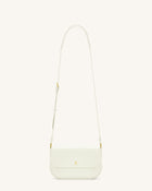 Debby Flap Crossbody  Bag - White