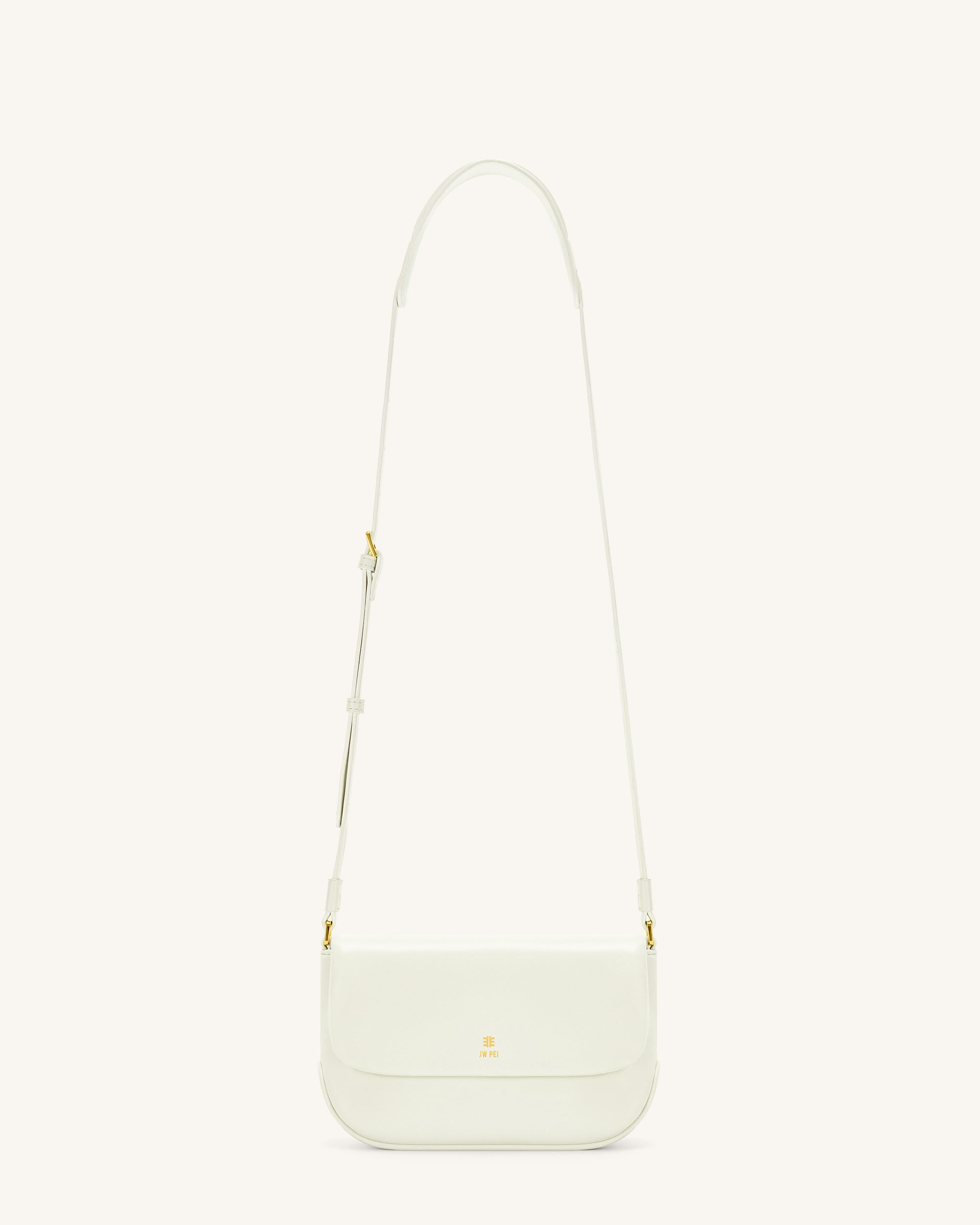 Debby Flap Crossbody  Bag - White