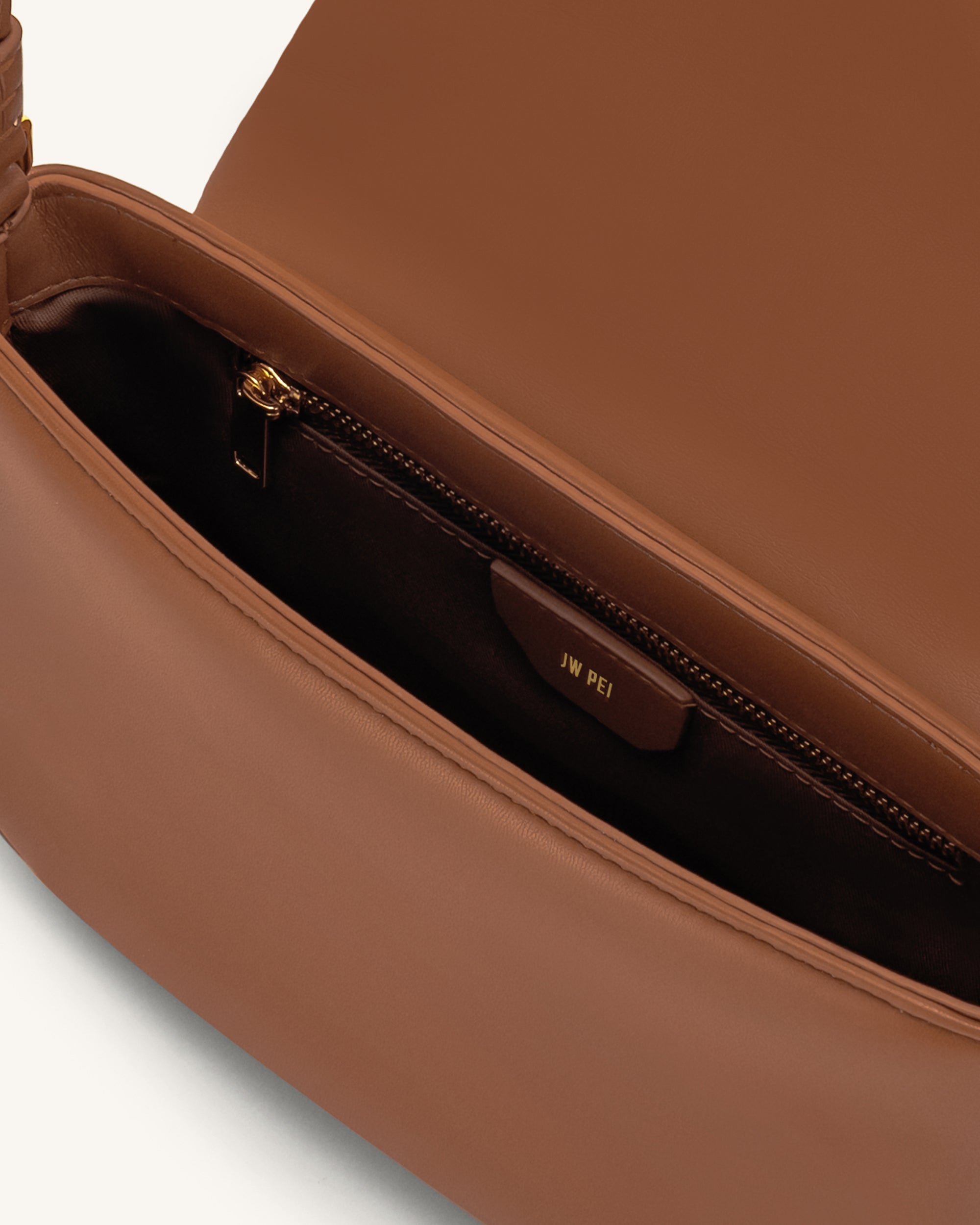 Debby Flap Crossbody  Bag - Brown