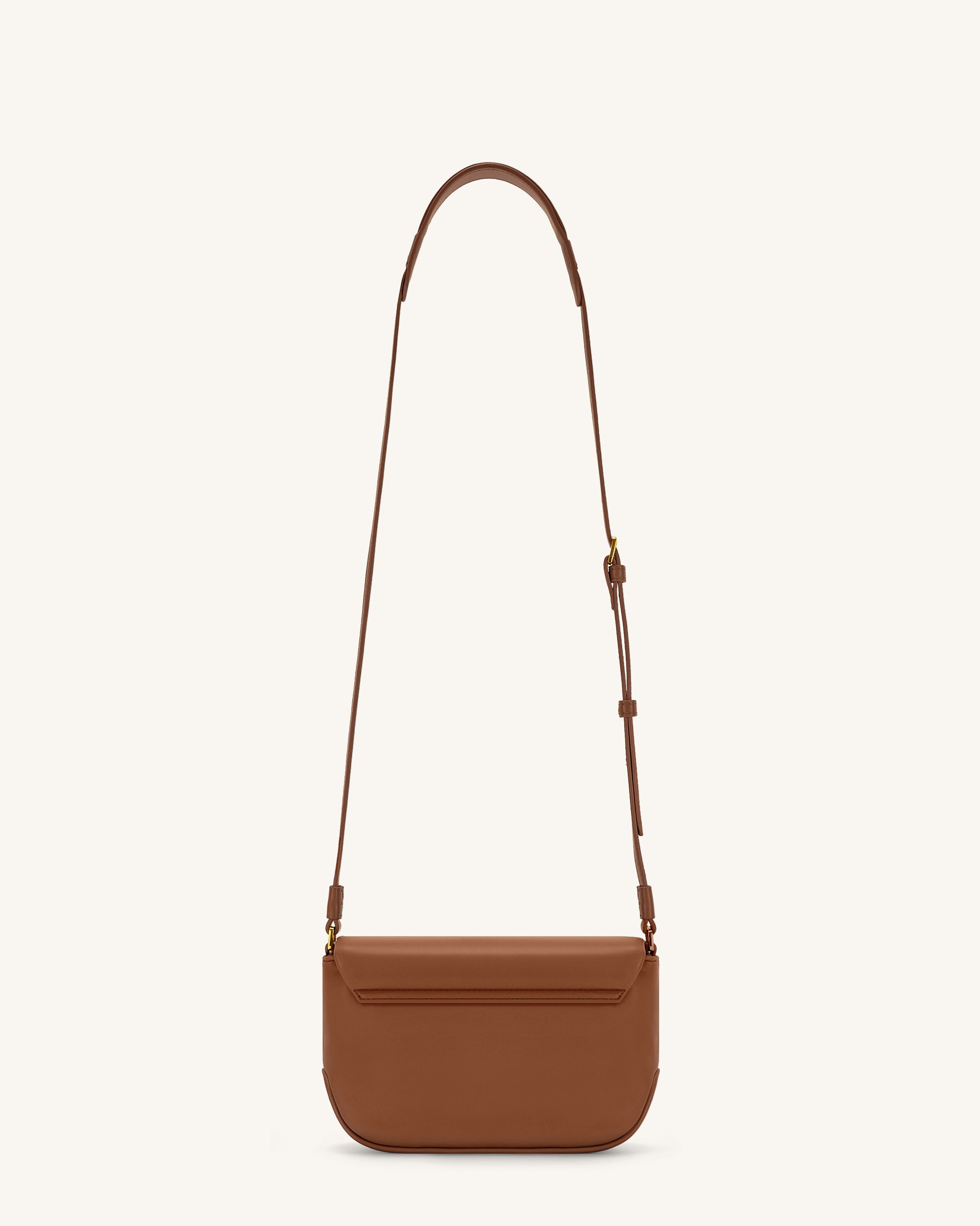 Debby Flap Crossbody  Bag - Brown