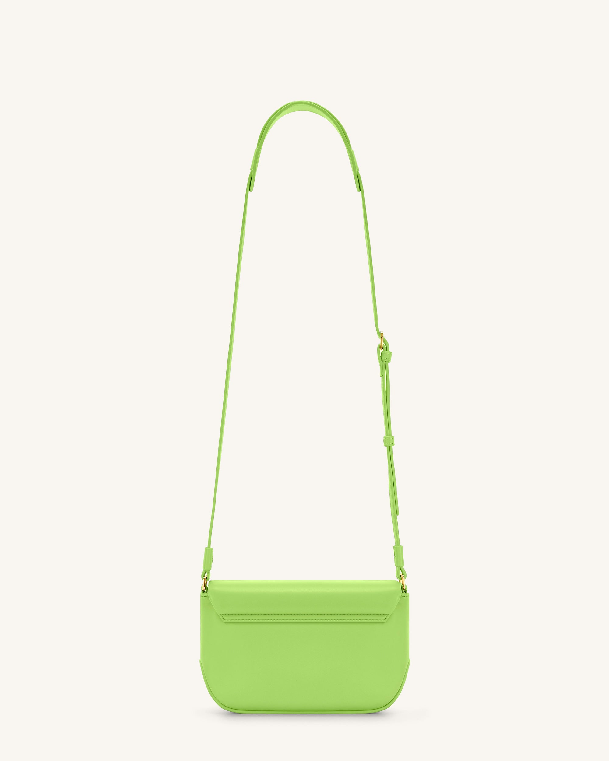 Debby Flap Crossbody  Bag - Lime Green