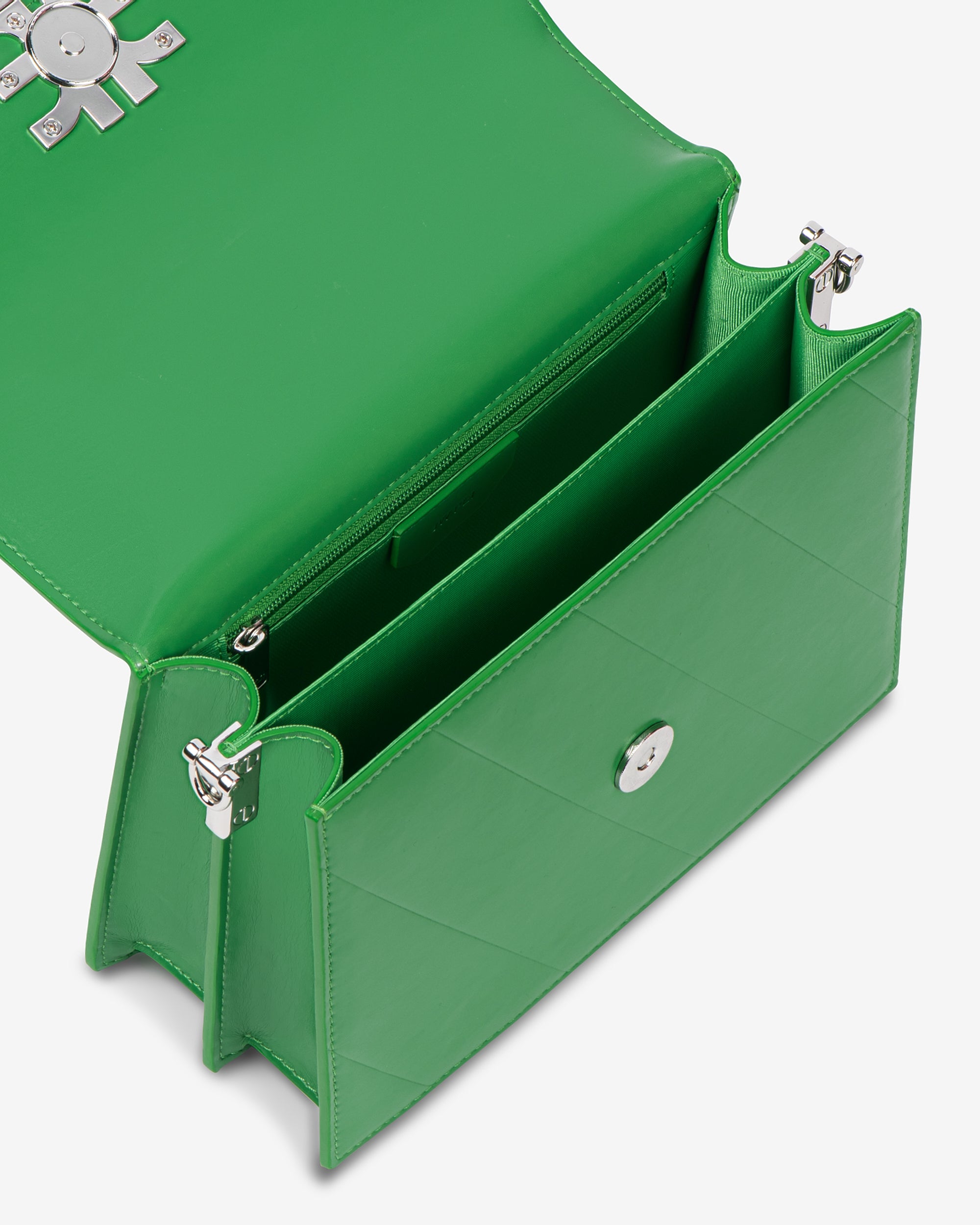 Mira Mini Flap Bag - Grass Green