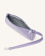 Eva Shoulder Handbag - Purple Croc
