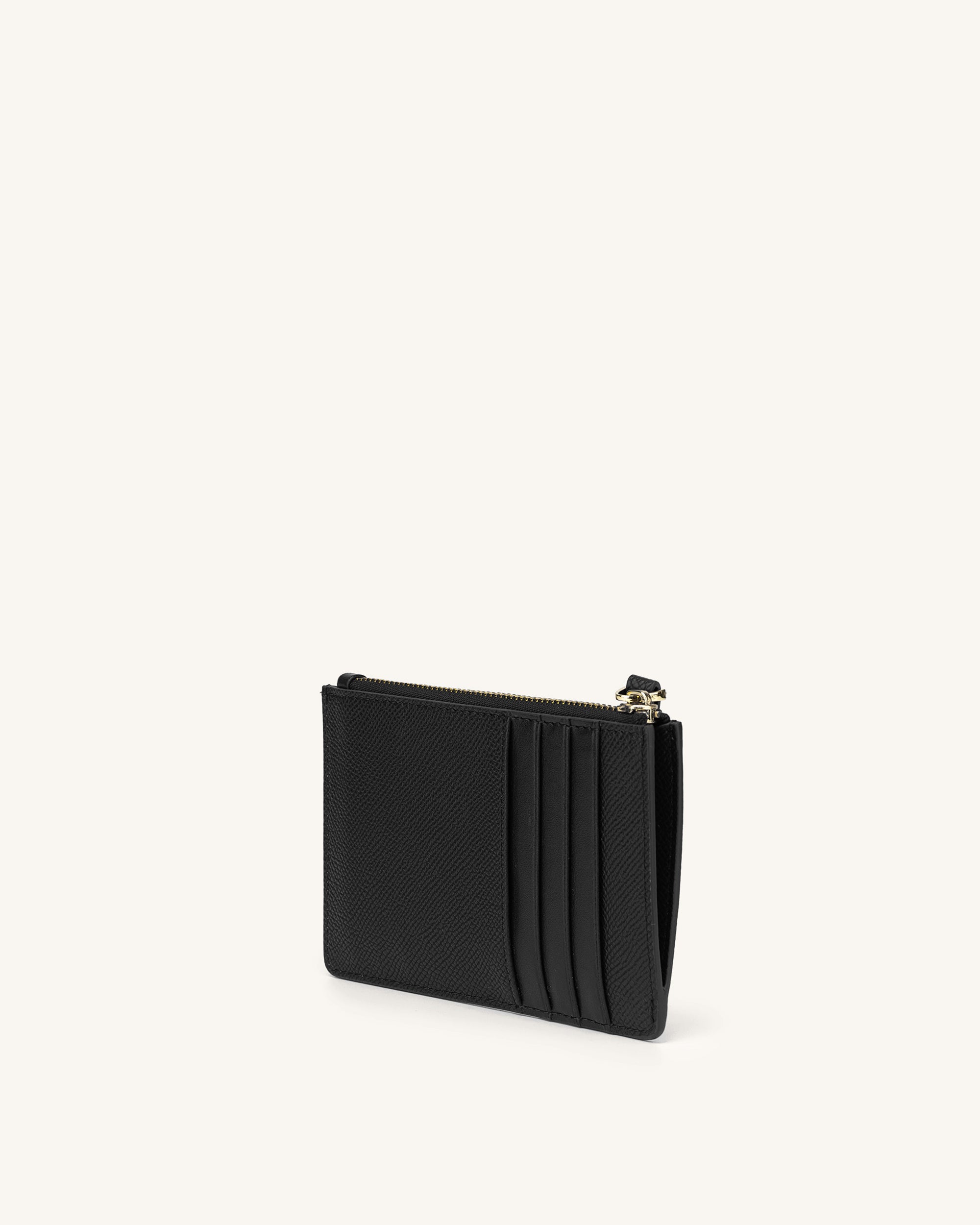 Women's Zipped Card Holder - Vegan Leather - JW PEI