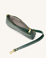 Eva Shoulder Handbag - Sage Green Croc - JW PEI