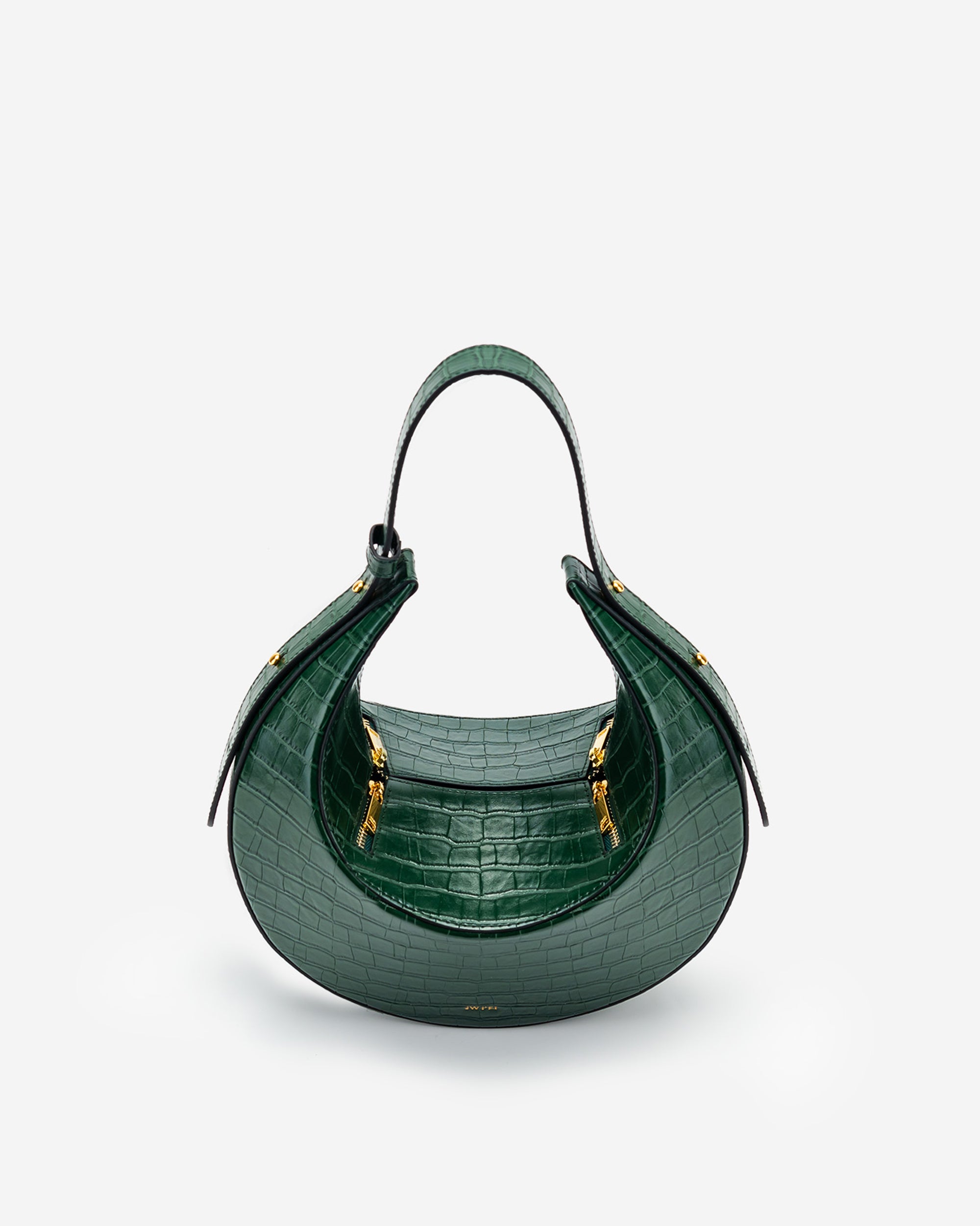 Rantan Bag - Dark Green Croc