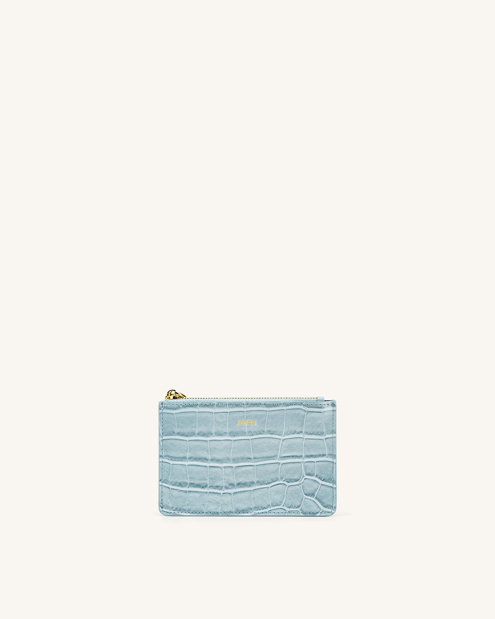 Women's Zipped Card Holder - Vegan Leather - JW PEI
