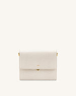 Fashion Mini Flap Bag & Purses - Ivory Lizard - JW PEI Official Shop