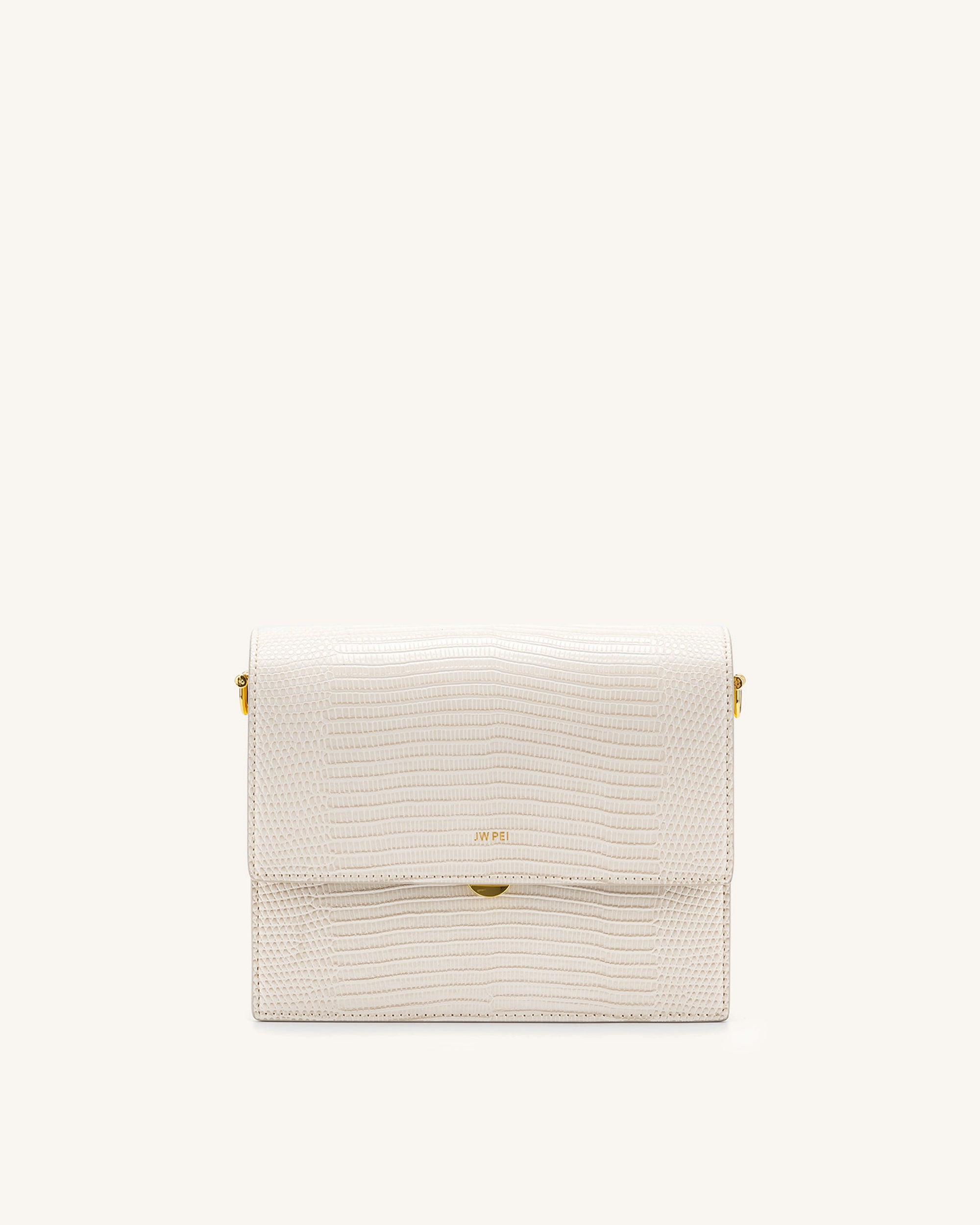 Fashion Mini Flap Bag & Purses - Ivory Lizard - JW PEI Official Shop