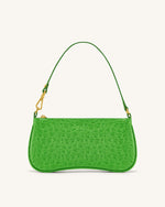 Eva Shoulder Handbag - Grass Green Ostrich