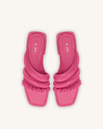 Jada Flat Mule - Rose Red