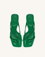 Maeve Strappy Mule - Green