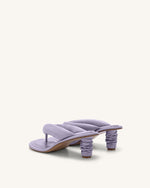 Talia Puffed Sandal - Purple