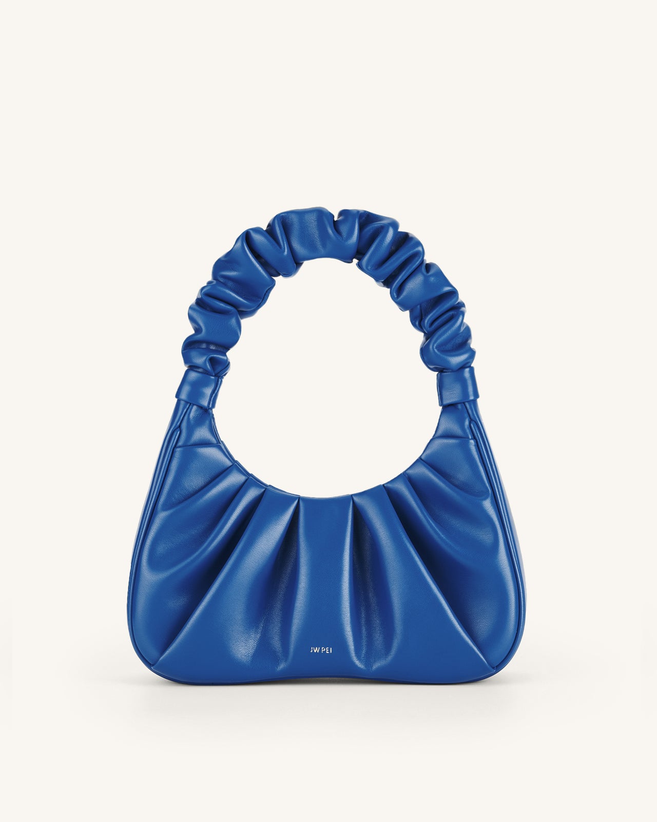 Gabbi Ruched Hobo Handbag - Classic Blue