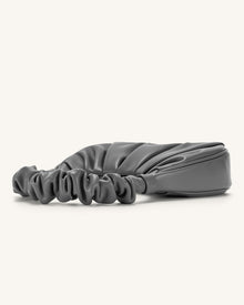 Gabbi Ruched Hobo Handbag - Gray