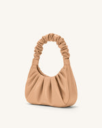 Gabbi Crushed Ruched Hobo Handbag - Bright Pink Online Shopping - JW Pei