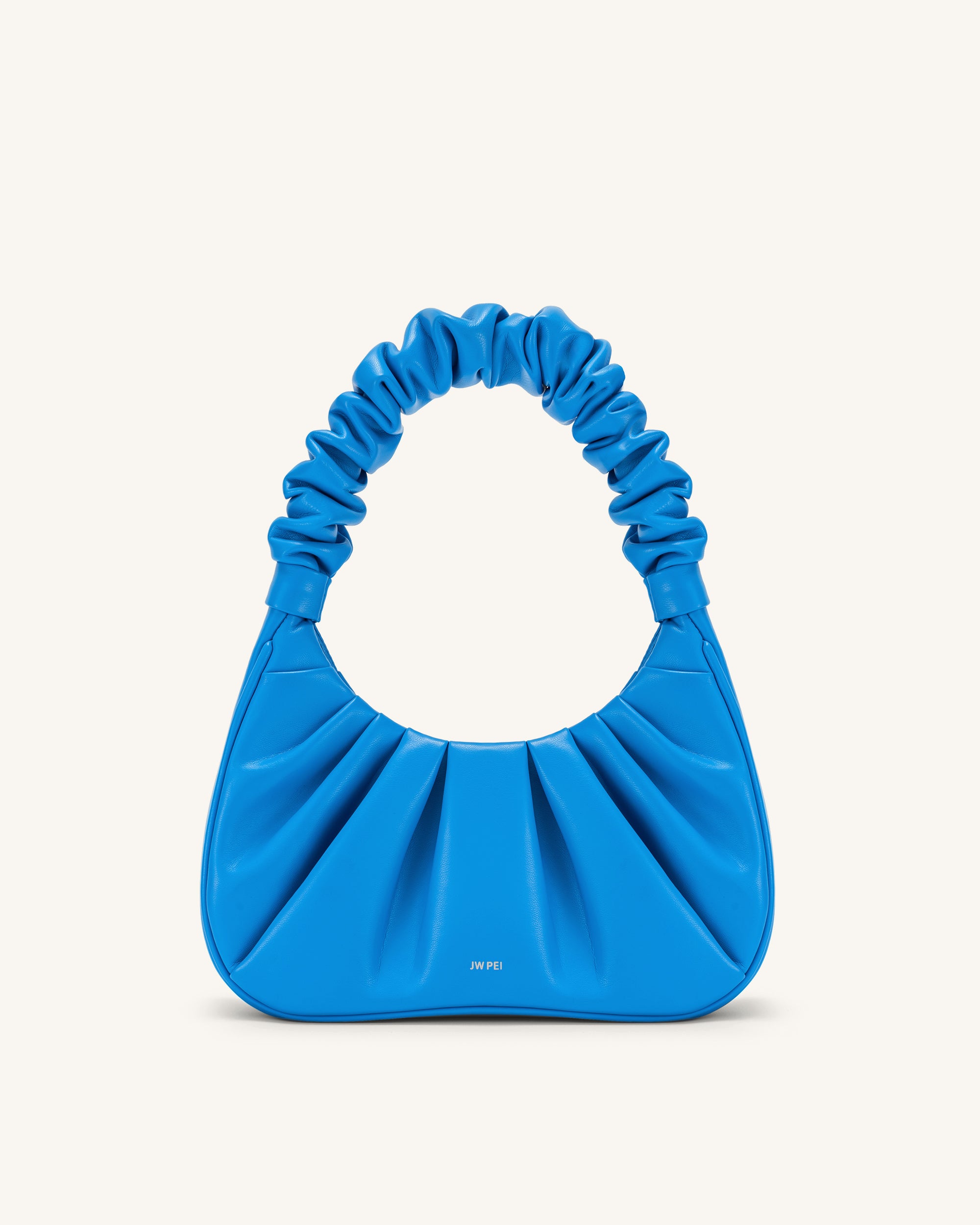 Gabbi Ruched Hobo Handbag - Lake Blue Online Shopping - JW Pei